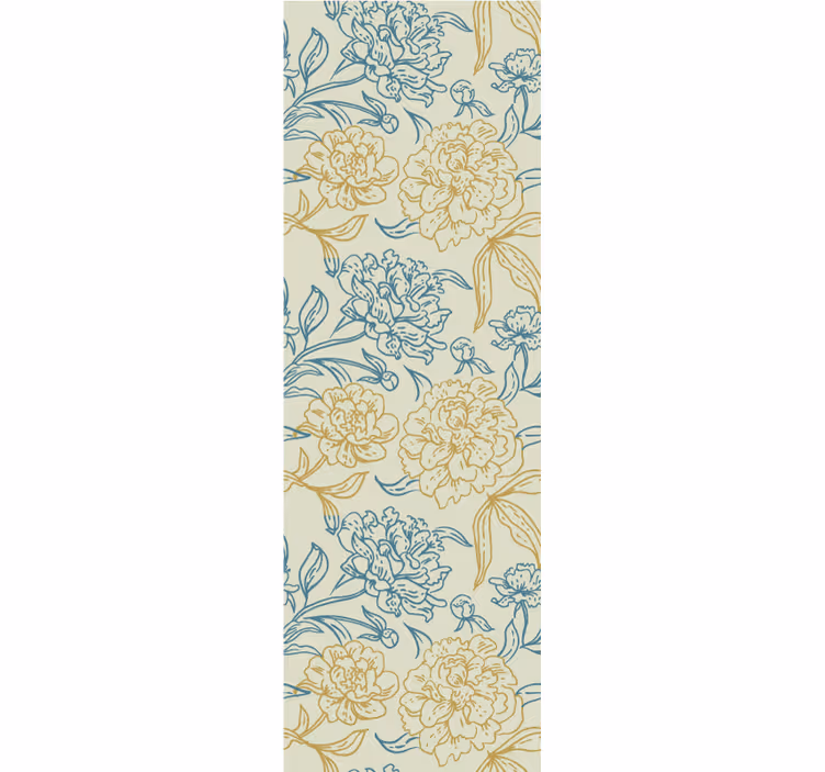 Floral Inspiration flowers wallpaper - TenStickers