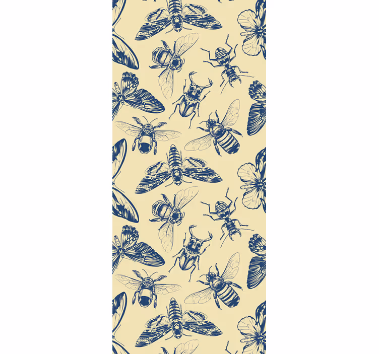 Insect Patterns Collection animals wallpaper - TenStickers