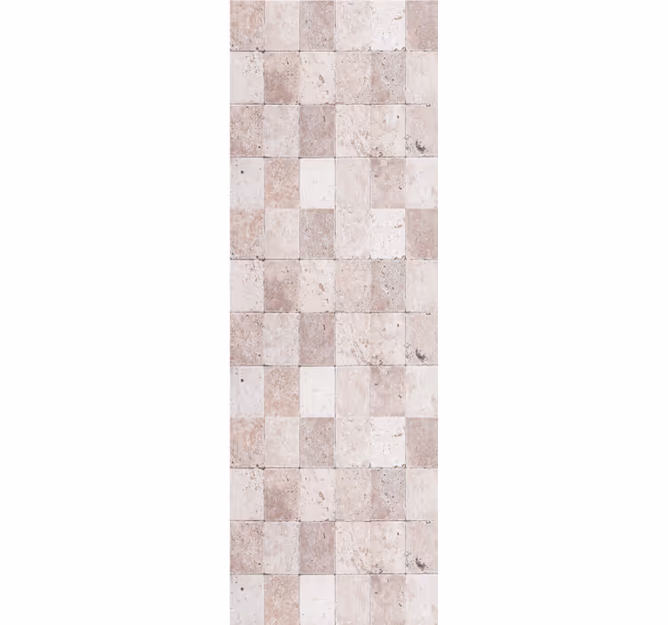 Japandi stone bricks pattern Wallpaper - TenStickers