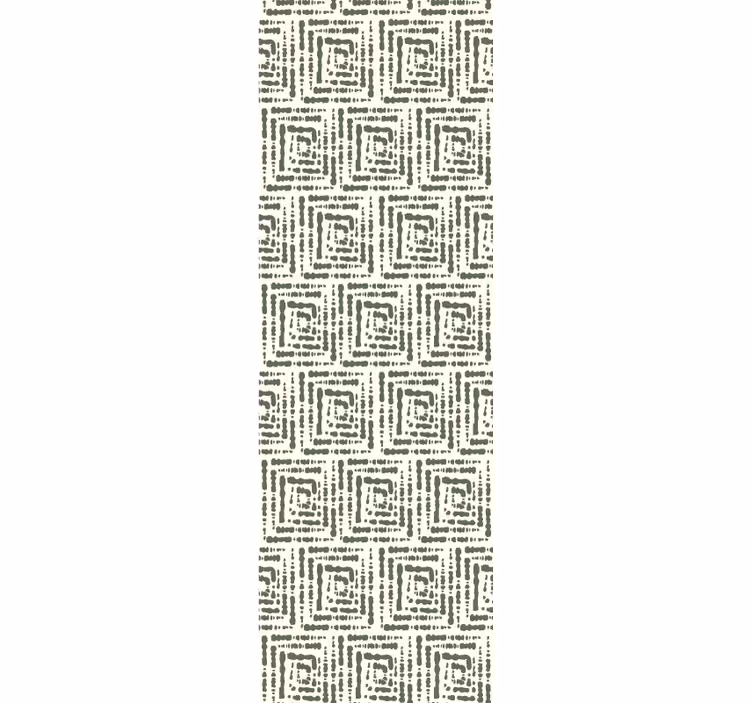 Geometric Patterned Shape textured wallpaper - TenStickers