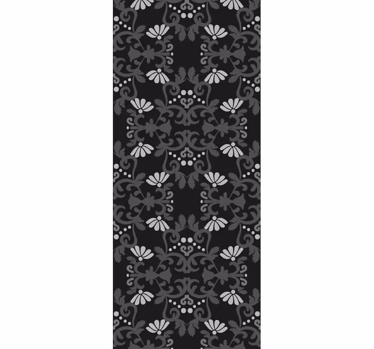 Graceful Botanical Display floral wallpaper - TenStickers
