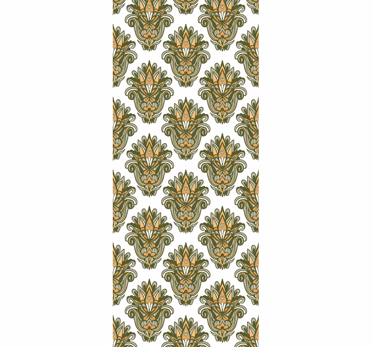Floral wallpaper elegant floral design - TenStickers