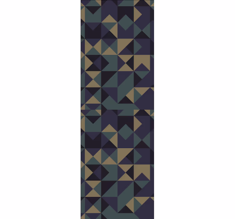 Geometric abstract arrangement triangles wallpaper - TenStickers