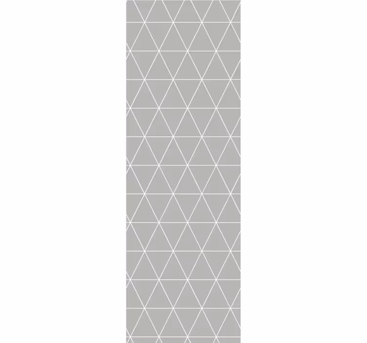 Wallpaper geometric gray elegant triangles - TenStickers