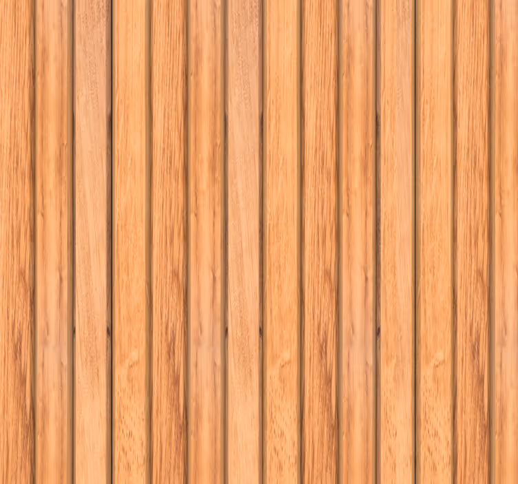 Wood style vertical teak wood slats wallpaper - TenStickers