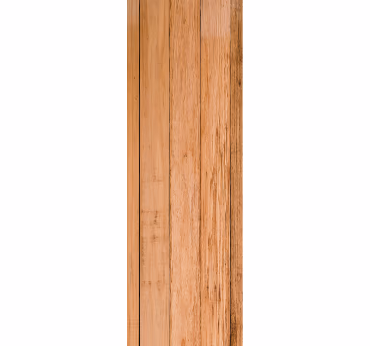 Warm brown raw worn boards effect  wallpaper - TenStickers