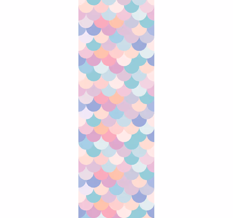 Scales with soft tones animal wallpaper - TenStickers