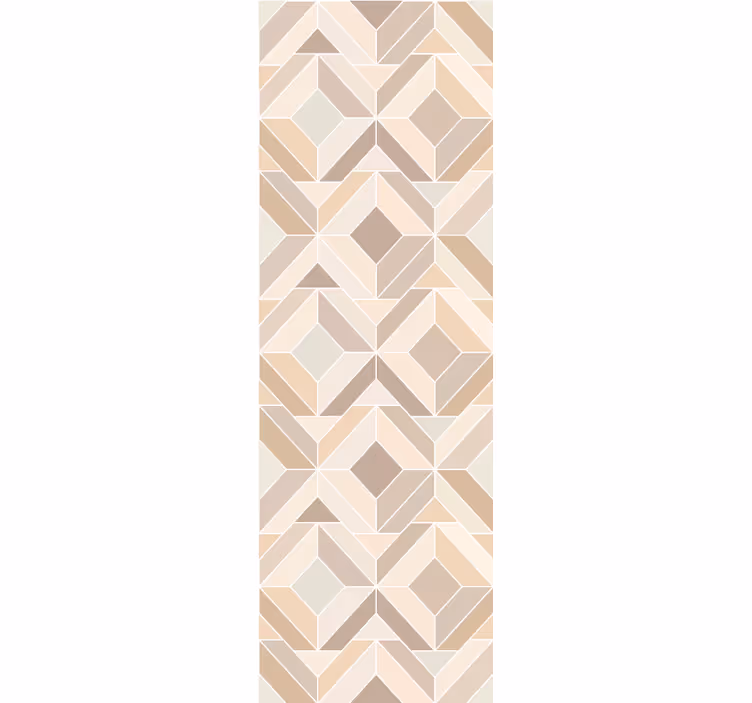 Beige layered shapes goemetric wallpaper - TenStickers