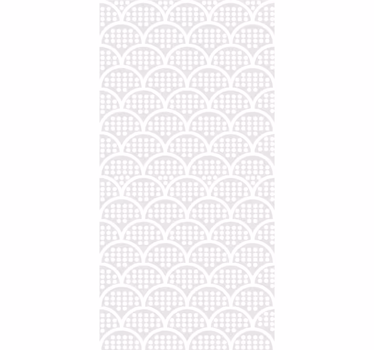 Scandinavian minimalism white dotted  wallpaper - TenStickers
