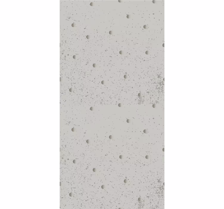 Scandinavian gray dot pattern Bedroom Wallpaper - TenStickers