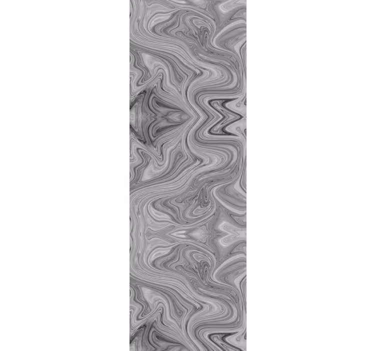 Swirling Gray Patterns marble effect wallpaper - TenStickers
