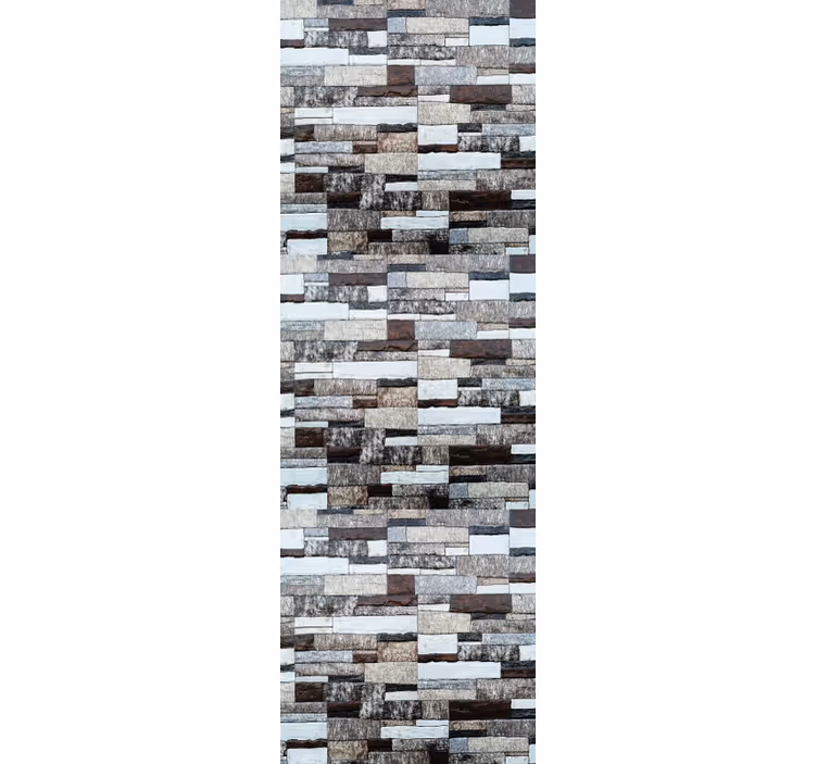 Elegant gray stone imitation Stone Wallpaper - TenStickers