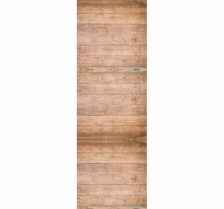 Horizontal wooden planks Wood Effect  Wallpaper - TenStickers