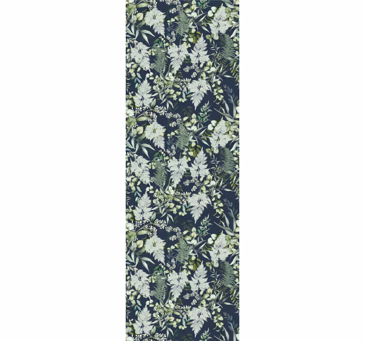 Elegant Greenery Pattern nature wallpaper - TenStickers