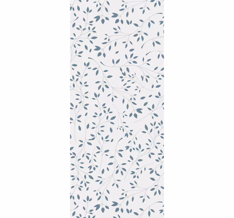Romantic Nostalgia" plant pattern wallpaper - TenStickers