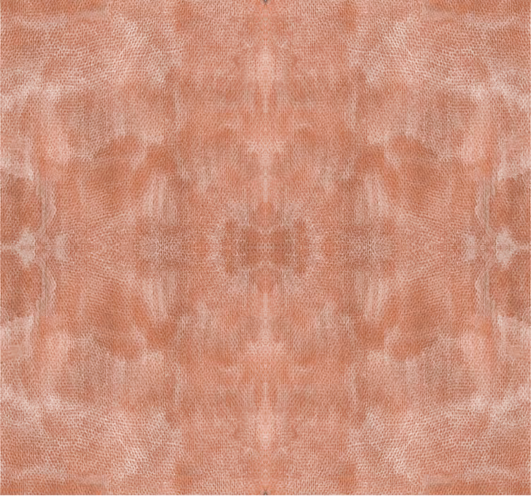 Faux linen terracotta wallpaper - TenStickers