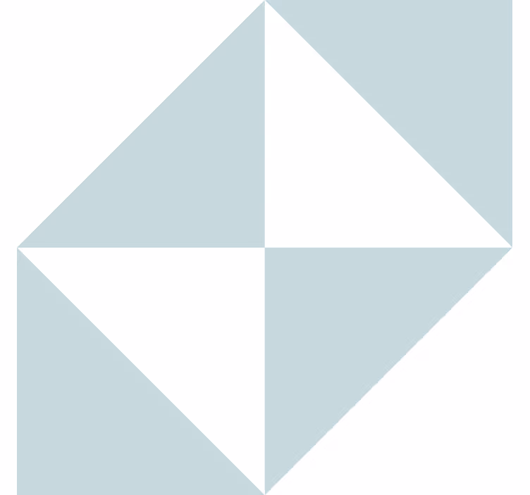Blue triangles goemetric wallpaper - TenStickers