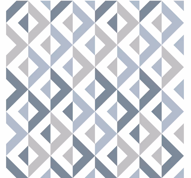 Textil effect goemetric wallpaper - TenStickers