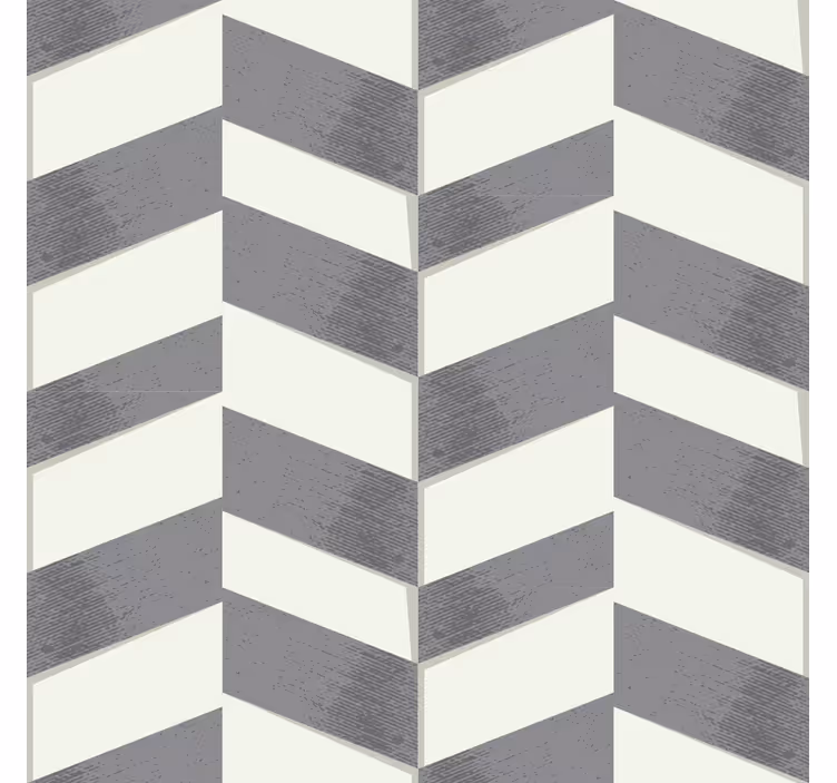 Grey Chevron goemetric wallpaper - TenStickers