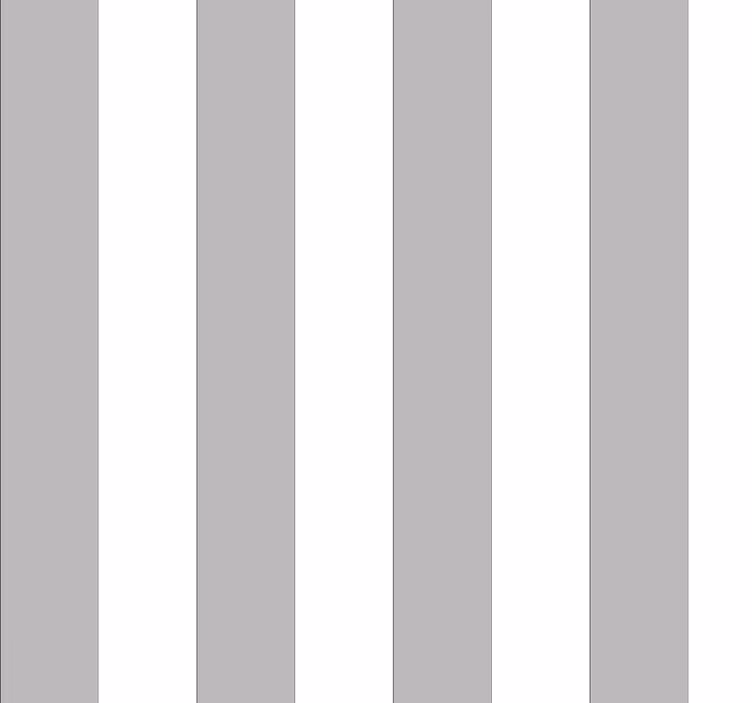 Grey and white stripes wallpaper office - TenStickers