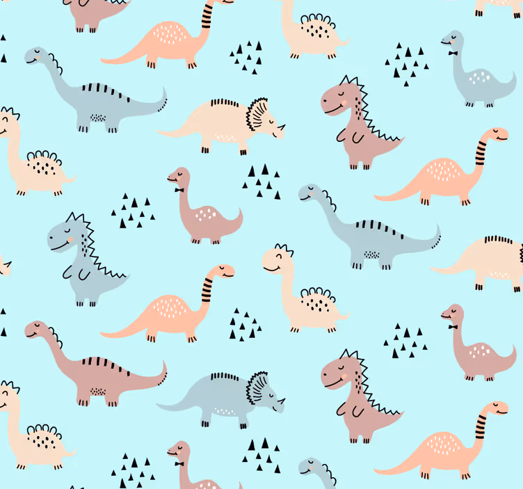 Dinosaur Playground dinosaurs wallpaper - TenStickers