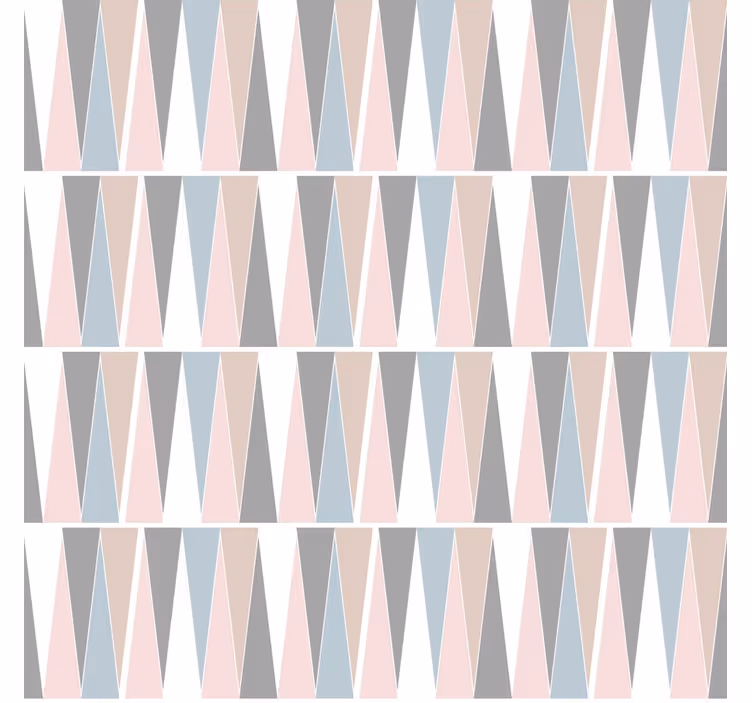 Scandinavian triangles contemporary wallpaper - TenStickers