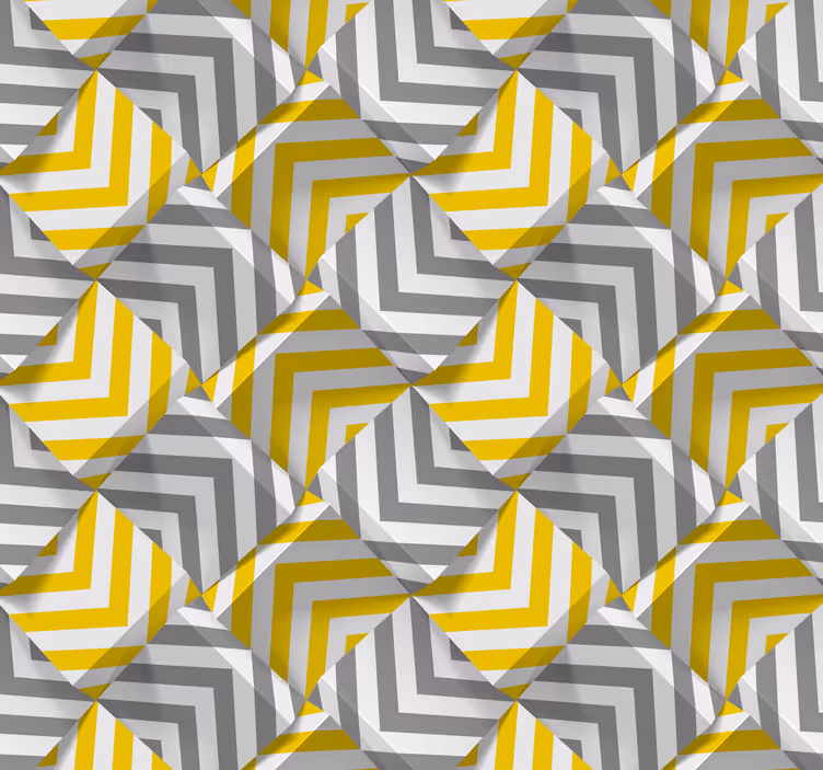 Pantone 3D forms Wallpaper - TenStickers