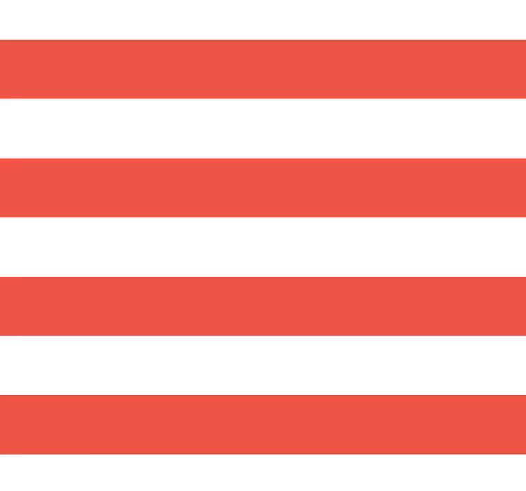 Red and white striped flower wallpaper - TenStickers