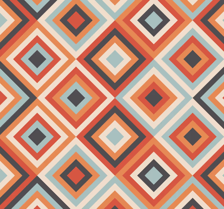 tribal boho pattern Living room wallpaper - TenStickers