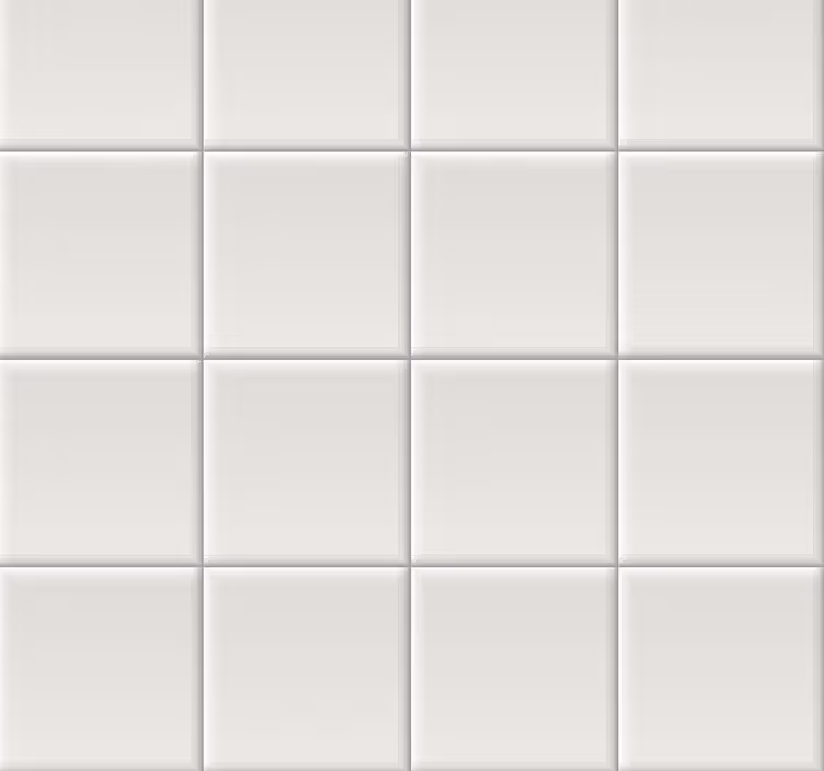 White Tiles Tile Wallpaper - TenStickers