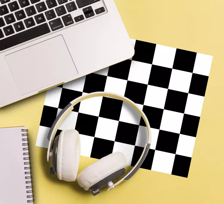 Checkerboard Style mouse pad pattern - TenStickers