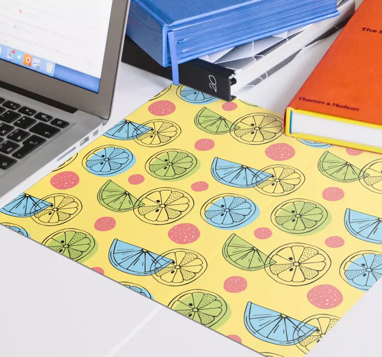 Citrus fruits citrus mousepad - TenStickers