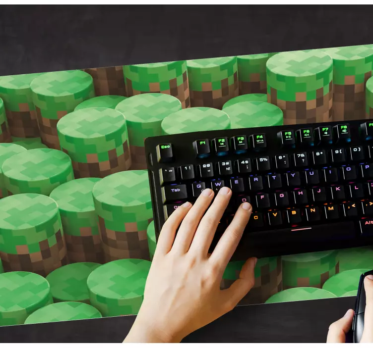 Minecraft gaming mouse pad - TenStickers
