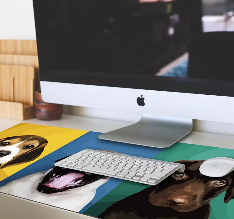 Perros original mouse pad - TenStickers