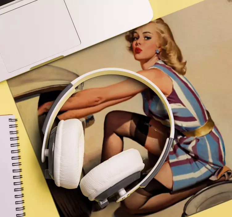 Pin Up original mouse pad - TenStickers