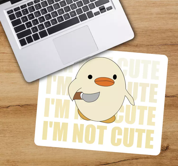 Threathing Small Duck original mouse pad - TenStickers
