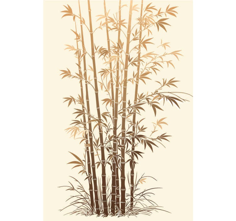 Zen bamboos bathroom blind - TenStickers