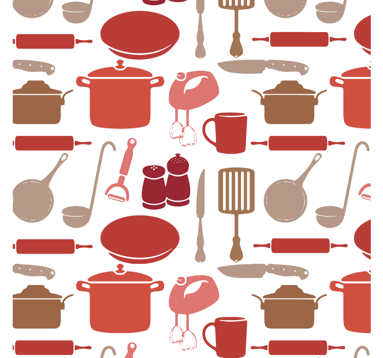 Culinary implements blind kitchen - TenStickers
