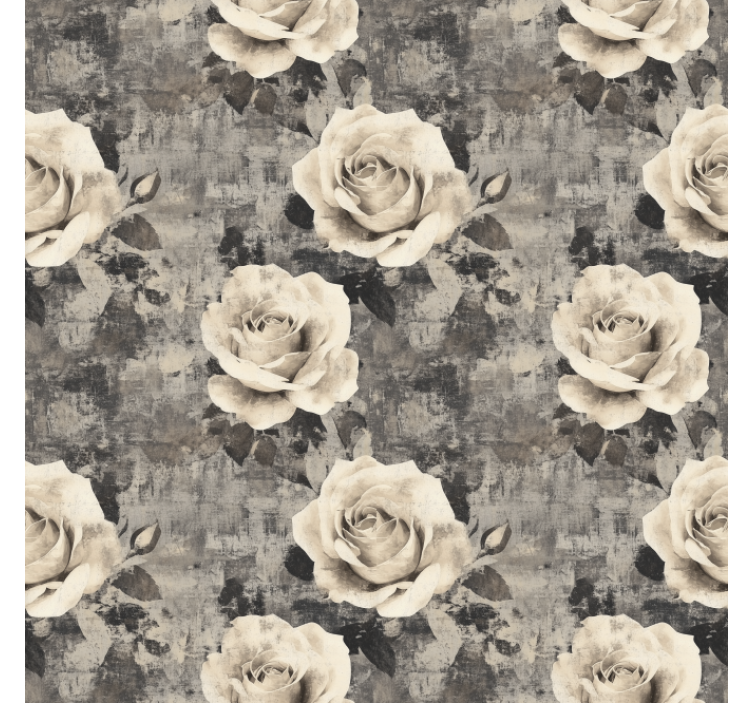 Marmur flowers  blind kitchen - TenStickers