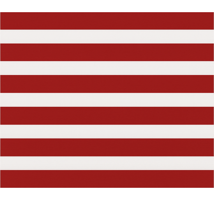 Red horizontal stripes blind children - TenStickers