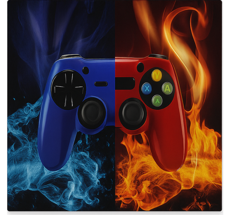 Fire and ice console  blind geek - TenStickers