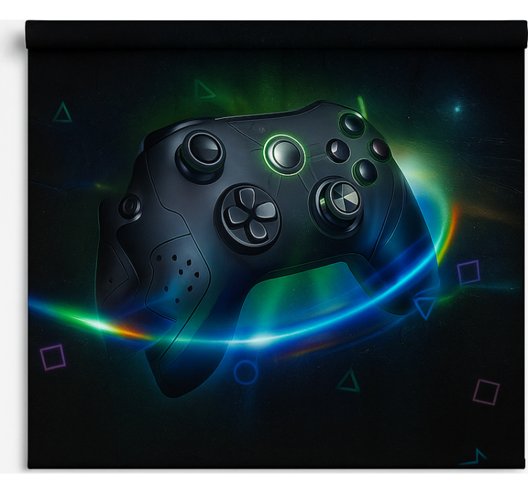 Neon futuristic gaming controller  blind geek - TenStickers