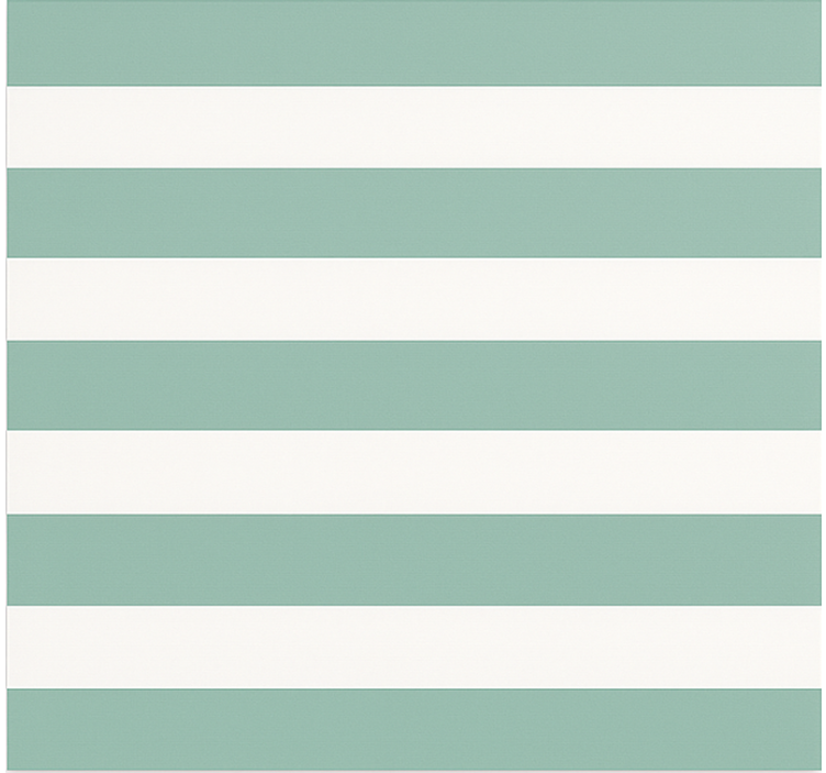 Teal green striped dining room blind - TenStickers