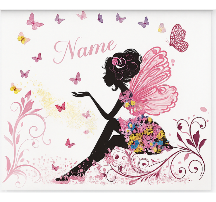 Fairy Custom Name blind teens - TenStickers