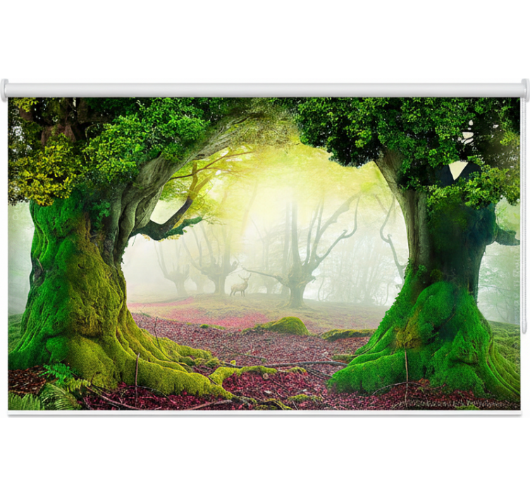 Tree blind eternal forest entrance - TenStickers