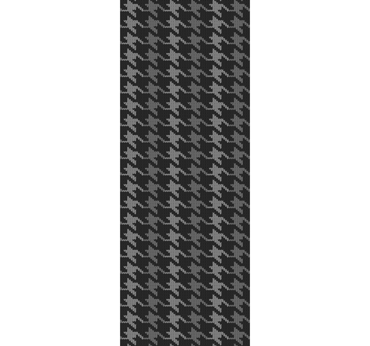 Home office blind houndstooth design - TenStickers