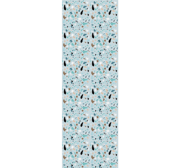 Light blue terrazzo effect dining room blind - TenStickers