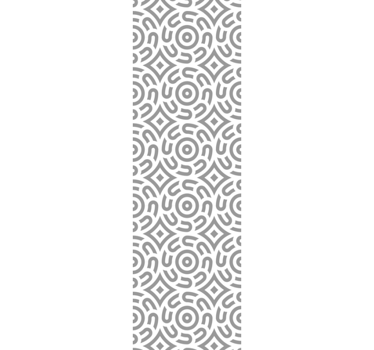 Dining room blind geometric spirals design - TenStickers