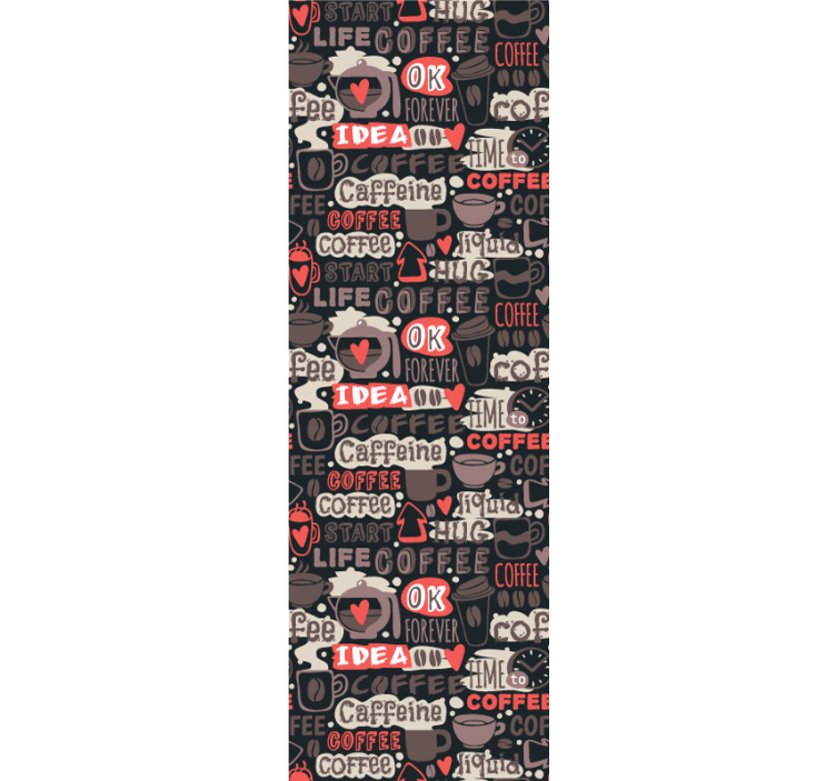 Blind kitchen coffee typography design - TenStickers