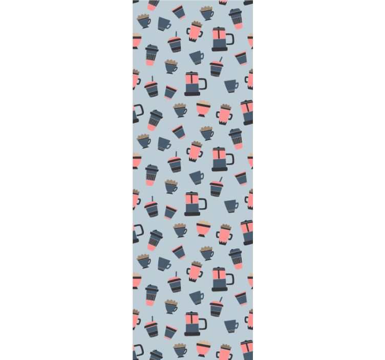 Blind kitchen coffee takeaway design - TenStickers